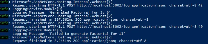 Factorial service test 3