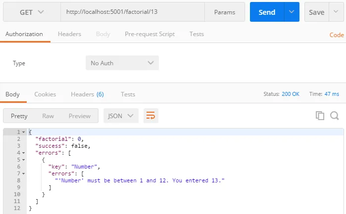Factorial service test 2