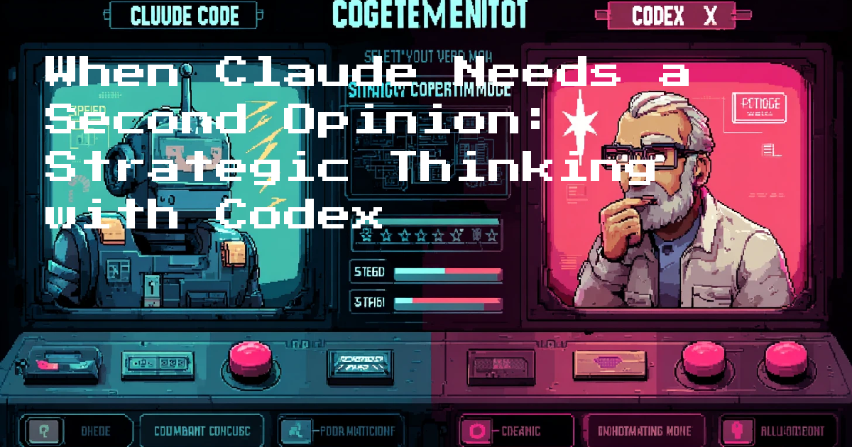 When Claude Needs a Second Opinion: Strategic Thinking with Codex