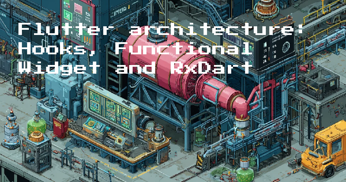 Flutter architecture: Hooks, Functional Widget and RxDart