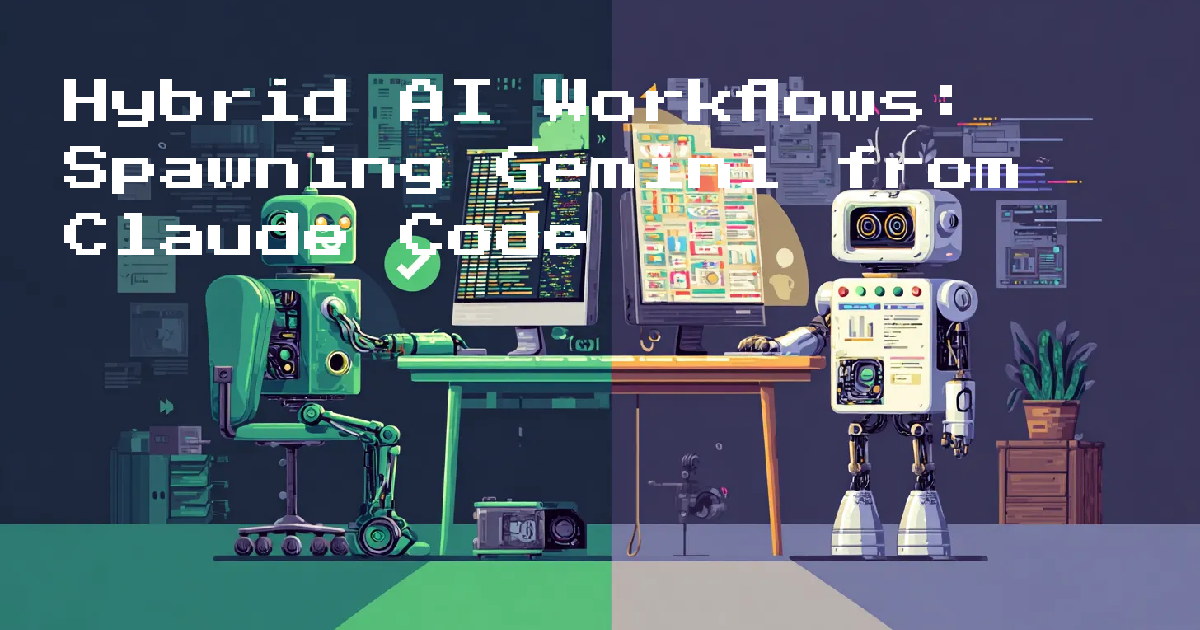 Hybrid AI Workflows: Spawning Gemini from Claude Code
