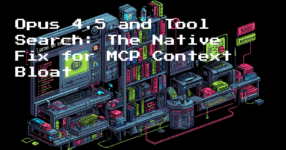 Opus 4.5 and Tool Search: The Native Fix for MCP Context Bloat